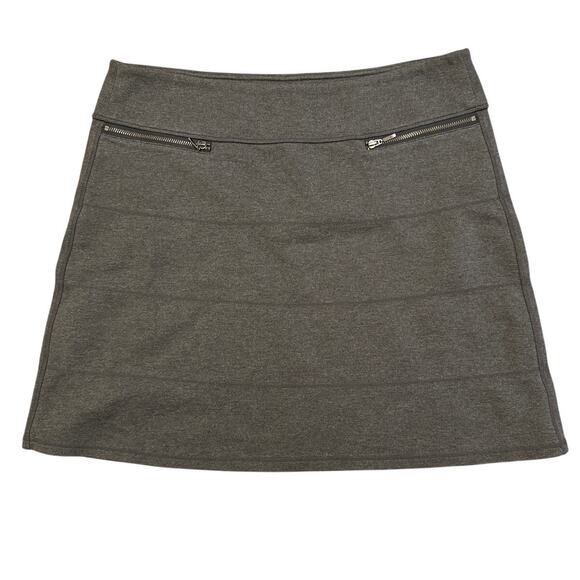 Athleta Dresses & Skirts - Athleta Strata A-Line Gray Casual Mini Skirt Size Large